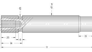 d19.50.01 emniyet pimi pad retainer pin