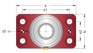 d70.03 Çelik kaymalı düküm blok guide bearing with steel