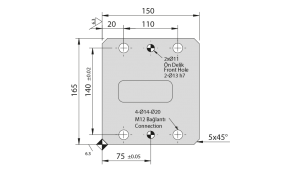 d88 10080 düz kam horizantal cam slide unit